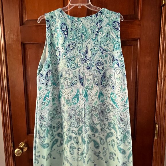 Split Neck Sleeveless Talbot Dress - Picture 3 of 11